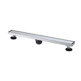 30 Inches Linear Shower Drain, Included Hair Strainer and Leveling Feet W928P199177