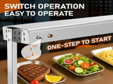 HT-36H US Standard 110V 1000W Food Warmer Silver Stainless Steel Dual-Mode 22342841