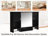35'' x 28'' Modern Wall Mounted Bathroom Storage Cabinet, Bathroom Wall Cabinet with Mirror, N710P236929B