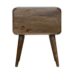 Curved Classic Grey Washed Bedside B182P166523