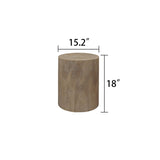 Set of 3 Nautral Wood Coffee Table with clear and visible tree rings W2729P199132