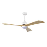 ZNTS 52" Ceiling Fan with Lights Remote Control,Quiet DC Motor 3 Blade Ceiling Fans 6 Speed W1592122611