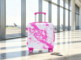 20 Inch PC Spinner Wheel Luggage, Carry on Suitcase, With Printed pattern and Combination Lock W2787P487163