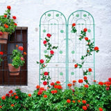 4 Pack Metal Garden Trellis 86.7" x 19.7" Rustproof Trellis for Climbing Plants Outdoor Flower W1586135959