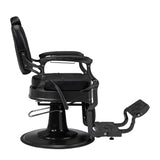 ZNTS Heavy Duty Vintage Recline Barber Chair Hydraulic with Headrest, Supports up to 550lbs & 78087011