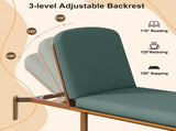Outdoor Chaise Lounge Patio Chaise Outdoor Reclining Chair Pool Lounge Chair with N719P445623F