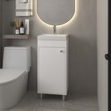 Waterford Vanity Sink, Bathroom, White B092P329251