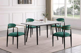 Modern Contemporary Dining Table 1pc White Sintered Stone Table Stylish Dining Furniture B011140185