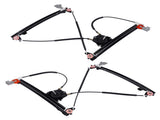 Pair Front Window Regulator Replacement for Maserati Quattroporte M139 84934200 66944900 66944800 83744044