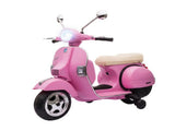 12V Kids Electric Motorcycle with Training Wheels Rear Suspension Steering Limitation Pink 82709950