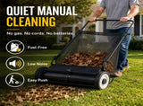 26-Inch Push Lawn Sweeper with 7 Cu. Ft. Large Hopper Capacity, 4 Rotating Brushes & Adjustable W6010P536021