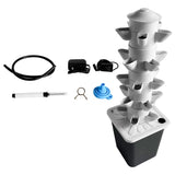 25-pots Vertical Garden Planter Smart Garden Kit with Pump Movable Water Tank for Gardening Lover 77093138
