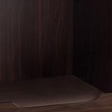 Modern Pet End Table with Removable Mat in Dark Walnut B107130842