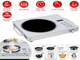 3500W Electric Single Burner Cooktop 110V - Rapid Heating Hot Plate with 4 Preset Modes 81528283