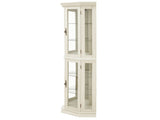 Lighted Corner Curio Cabinet - Glass Display Shelf with Tempered Glass Doors, Adjustable Shelving, W1758P300131