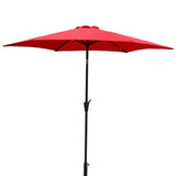 9' Pole Umbrella With Carry Bag, Red TJB004_B-061RED