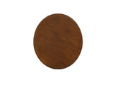 Walnut Round Wooden Side Table B062P189130