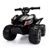 ZNTS Kids Ride-on ATV, 6V Battery Powered Electric Quad Car with Music, LED Lights and Spray Device, 4 W2181P155600