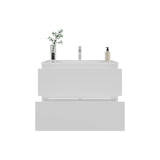 Bathroom Cabinet Opalo, with Two Shelves and Open Storage, White B200P313685