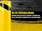 Safety Bollard Post, 42 Inch Height Steel Bollards, 3 Inch Diameter Parking Bollard, Yellow Powder 15510086