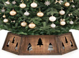 Wooden Christmas Tree Collar for 6/7.5/9 ft Artificial Trees31.5 x 27.5 x 10 Inch Xmas Tree Stand 74721667