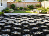 26.87 x 3.94 FT Gravel Grid, 2" Permeable Geo Grid Driveway Stabilizer for Garden, Patio & RV 09819082