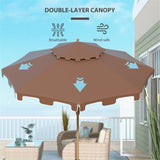 ZNTS Outdoor beach umbrella/Sun Umbrella （Prohibited by WalMart） 53253212