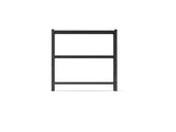 3-Tier Industrial Shelving Rack - 63in, Heavy Duty Steel Shelving Unit Adjustable, 67" W*19.7" 54506828