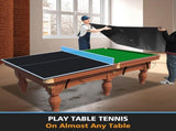 7*4ft Black Mid-Size Ping Pong Conversion Top Foldable & Portable Table Tennis Table Top for Indoor W1408P310184