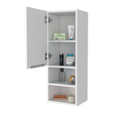 ZNTS Milwaukee Medicine Cabinet, Two Shelves, Single Door Cabinet, Two Interior Shelves B128P148746