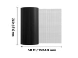 24 in x 50 ft Hardware Cloth, 1/2 in 19 Gauge Galvanized Wire Mesh Roll, Durable Vinyl-Coated 81683114