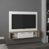 Vance 56" Wide Floating Entertainment Center with Two Cabinets , Four Shelves, Cable Management B200P286965
