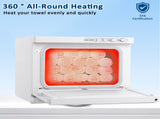 Hot Towel Warmer for Facials Massage, Esthetician Towel Heating Cabinet White, Aluminum Chamber, 55972334