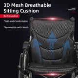 Folding Manual Transport Wheelchair, 18" Seat With Front and Rear Locking Hand Brakes, 24" Quick W3121P296753