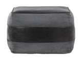 Canvas in Black Leather and Grey Canvas B202P223715