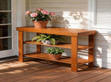 35.43"*11.02"*17.72" 3-Tier Bamboo Shoe Rack Walnut 28434386