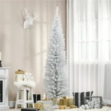 7 foot white Christmas tree with bracket 20008780