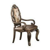 Vintage and Vintage Oak Tufted Arm Chair B062P209277