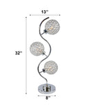 Elegant Crystal Globe Table Lamp Triple Light Design B080P323126