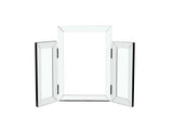 W 31 inch X H 20 inch Mountain shaped Folding vanity mirror Widely used in homes and offices, W100535592