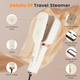 3 in 1 Travel Steamer for Clothes, 1000W Handheld Garment Steamer with 180&deg Rotating Head - Flat 60381041