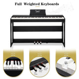 ZNTS GDP-104 88 Keys Full Weighted Keyboards Digital Piano with Furniture 73010645