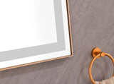 118 x6 Inch LED Bathroom Mirror with Aluminum Frame, Wall Mounted Vanity Mirror, Anti-Fog, Memory, W2287P311608