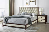 Beautiful Cherry Espresso Finish Nightstand 1pc Designed Drawers Fronts Modern Bedroom Furniture B011P147839