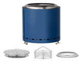 7.1*7.1*9.7in smokeless fire pit blue 41002080
