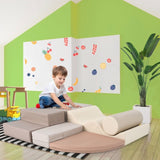 Soft Climb and Crawl Foam Playset 6 in 1, Soft Play Equipment Climb and Crawl Playground for TX307728AAE