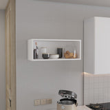 Wally 30" Wide x 12"H Open Wall Cabinet, Wall Shelf, Storage Cabinet, Cube Shelf Bedroom, Office, B070P238865