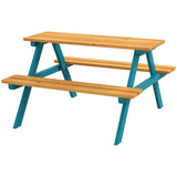 ZNTS Wooden outdoor children's picnic table 28974120