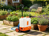 Battery Powered Backpack Sprayer with Cart, 4 Gallon Wheeled Tank, 0-94 PSI Adjustable Pressure, 8 42341502