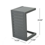 CAPE CORAL ALU C-SHAPED TABLE GREY 59990.00GRY